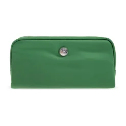 Tory Burch Toilettasker*Kosmetiktaske med Logo Grøn