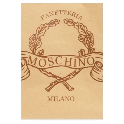 Moschino Clutch*Kuvert Clutch med Logo Beige