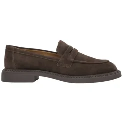 Estro Loafers*Kvinders Saddle Brown Penny Loafers lavet af italiensk ægte velour Brun