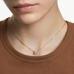 Swarovski Smykker*Kvinders Vedhæng Hvid dlegering Lag STILLA 5636703 Gul