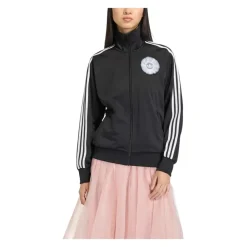 Adidas Striktrøjer & Sweatere*Lace Branding Firebird Track Top Sort