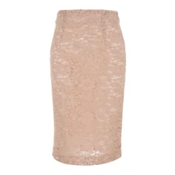 PLAIN Nederdele*Lace Pencil Skirt Pink