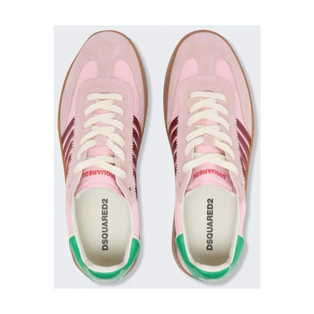 Dsquared2 Sneakers*Lace-Up Low Top Sneakers Pink