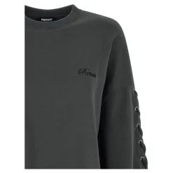 ROTATE Birger Christensen Sweatshirts*Lacing Crewneck Grå