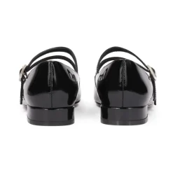 Kazar Ballerina Sko*Lakerede flade pumps af Mary Jane Sort