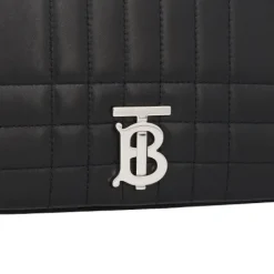 Burberry Skuldertasker*Lammeskinds Crossbody Taske Sort