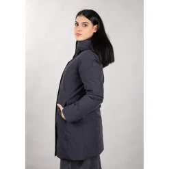 Cape Horn Frakker*Lang Dunjakke Sort