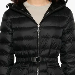 Moncler Frakker*Lang Parka Jakke med Hætte Sort