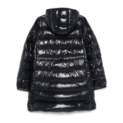 Moncler Frakker*Lang Pufferjakke Courcelles Blå