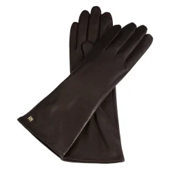 Kazar Handsker*Lange mørkee monogramhandsker Brun