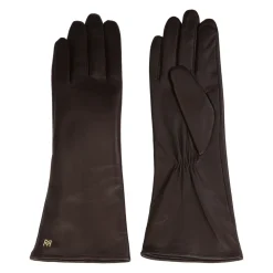 Kazar Handsker*Lange mørkee monogramhandsker Brun
