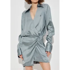 The Attico Kjoler*Langærmet kjole Blå