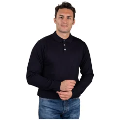 Daniele Fiesoli Striktrøjer & Sweatere*Langærmet Polo Sort