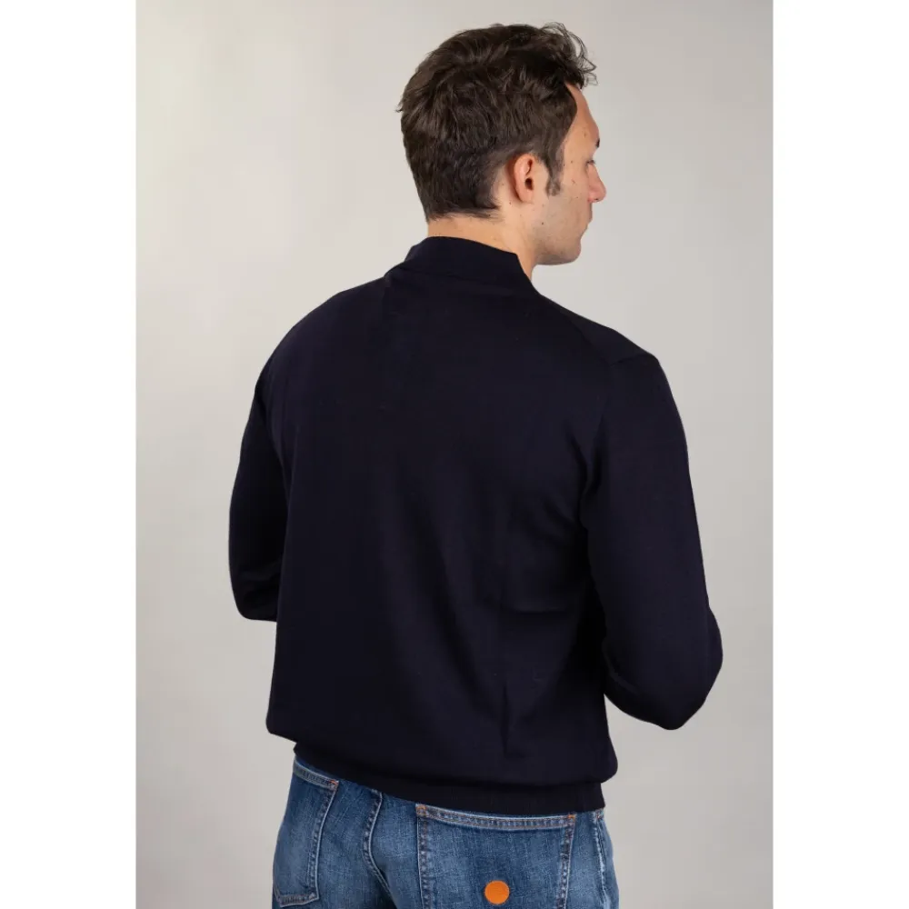 Daniele Fiesoli Striktrøjer & Sweatere*Langærmet Polo Sort