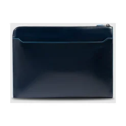 Piquadro Laptop Tasker*Laptop Sleeve 13.3 med Stow-Away Håndtag Blå