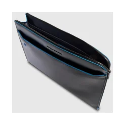 Piquadro Laptop Tasker*Laptop Sleeve 13.3 med Stow-Away Håndtag Blå