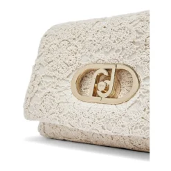 Liu Jo Skuldertasker*LaPuffy Logo-Plaque Skuldertaske Beige