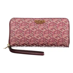 Guess Bæltetasker*Laurel Large Zip-Around Wallet Rød