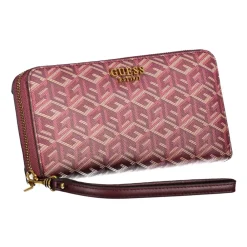 Guess Bæltetasker*Laurel Large Zip-Around Wallet Rød