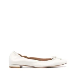 Stuart Weitzman Ballerina Sko*Læder Ballerina Flats Beige