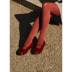 Cesare Gaspari Ballerina Sko*Læder Ballerinaer Alba - Bordeaux Rød