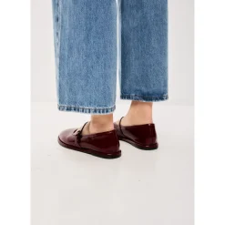 Cesare Gaspari Ballerina Sko*Læder Ballerinaer Alba - Bordeaux Rød