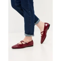 Cesare Gaspari Ballerina Sko*Læder Ballerinaer Albina - Rød