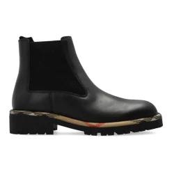 Burberry Chelsea Boots*Læder Chelsea støvler Sort