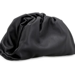 Bottega Veneta Clutch*Læder Clutch med Snap Lukning Sort