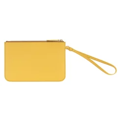 Burberry Clutch*Læder Dame Clutch Taske med Lynlås Gul