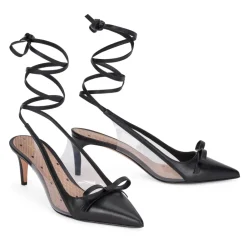 RED Valentino Pumps|Stiletter*Læder Décolleté Sort