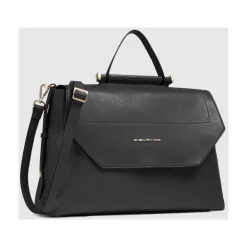 Piquadro Laptop Tasker*Læder Laptop Taske Sort