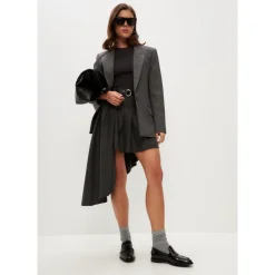 Cesare Gaspari Loafers*Læder Loafers med Blokhæl - Patent Sort