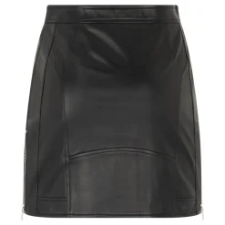 RED Valentino Nederdele*Læder Mini Nederdel Sort