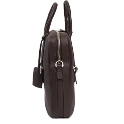 Santoni Laptop Tasker*Læder Skuldertaske Hammered Brun