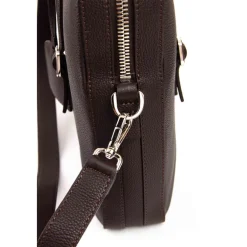 Santoni Laptop Tasker*Læder Skuldertaske Hammered Brun