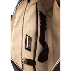 Santoni Laptop Tasker*Læder Skuldertaske Hammered Brun