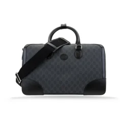 Gucci Rejsetasker*Læder skuldertaske med 'GG' logo Sort