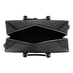 Gucci Rejsetasker*Læder skuldertaske med 'GG' logo Sort