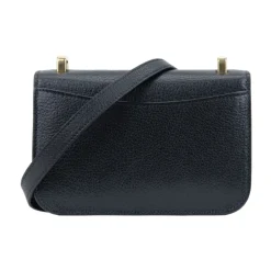 Miu Miu Skuldertasker*Læder Skuldertaske med Tryklås Sort