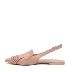 Pomme D'or Ballerina Sko*Læder Slingback Ballerinaer Pink