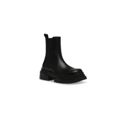 Steve Madden Chelsea Boots*Læder Slip-On Ankelstøvle Sort