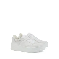 Gucci Sneakers*Læder Sneakers med Logo Detaljer Hvid