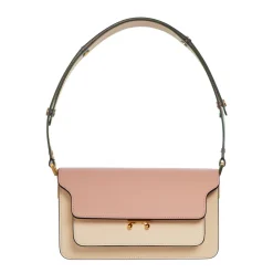 Marni Skuldertasker*Læder Trunk Taske Pink