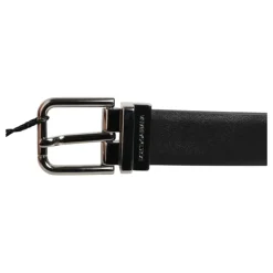 Dolce & Gabbana Bælter*Læderbælte med sølvfarvet spænde og nitter Sort