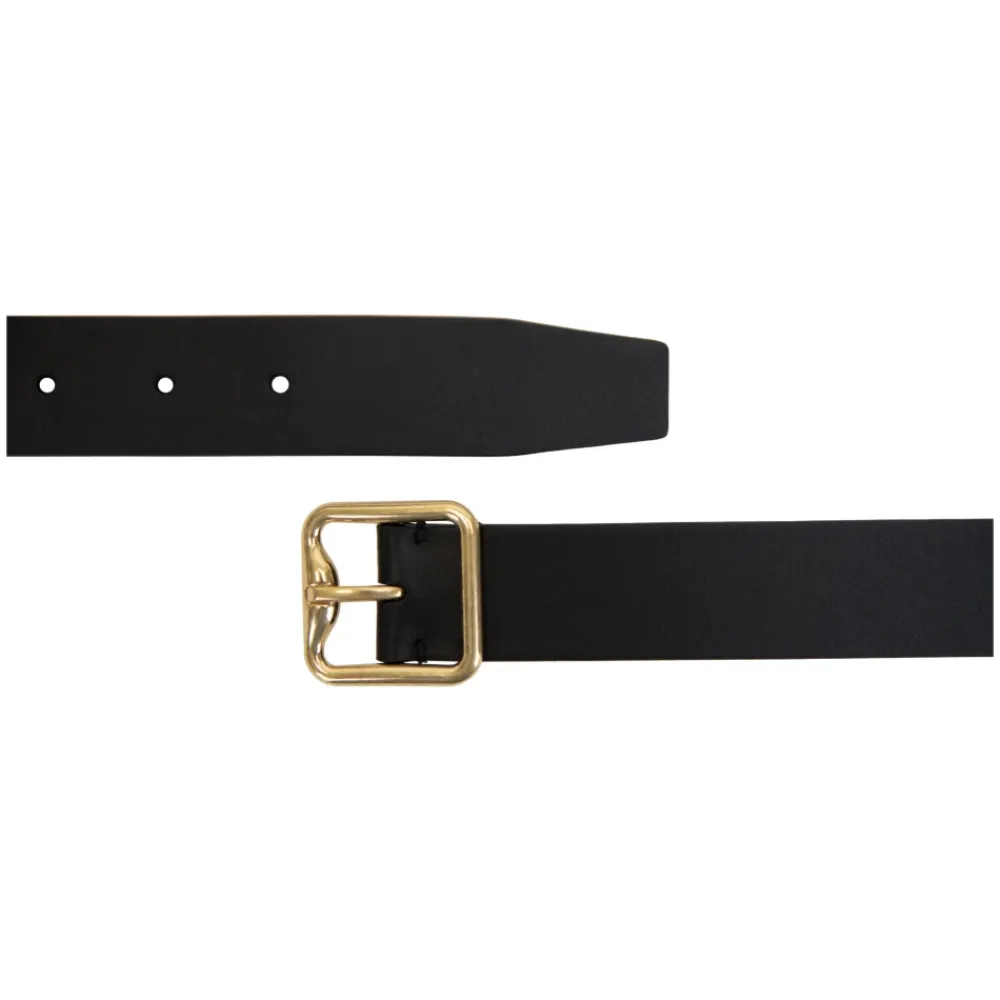 Burberry Bælter*Læderbælte med spænde Sort