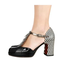 Chie Mihara Stiletter|Pumps*Læderhøjhælede pumps Sort