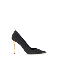 Elisabetta Franchi Pumps|Stiletter*Læderpumps med skulpturel hæl Sort