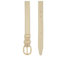 Kazar Bælter*Læderrem i en neutral farve Beige
