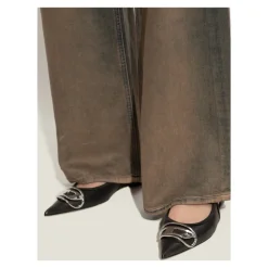 Diesel Ballerina Sko*Lædersko D-VENUS Sort